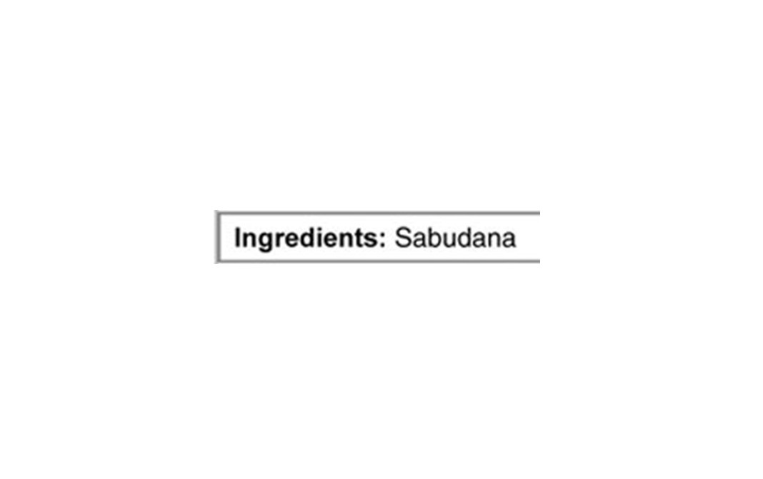 Ekgaon Sabudana    Pack  1 kilogram